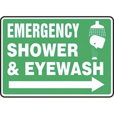 Accuform SAFETY SIGN EMERGENCY SHOWER MFSD552VP MFSD552VP